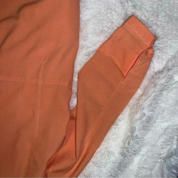 Womens Woolrich Button Up Top Size Extra Large Coral / Orange Color Lightweight - Picture 5 of 11